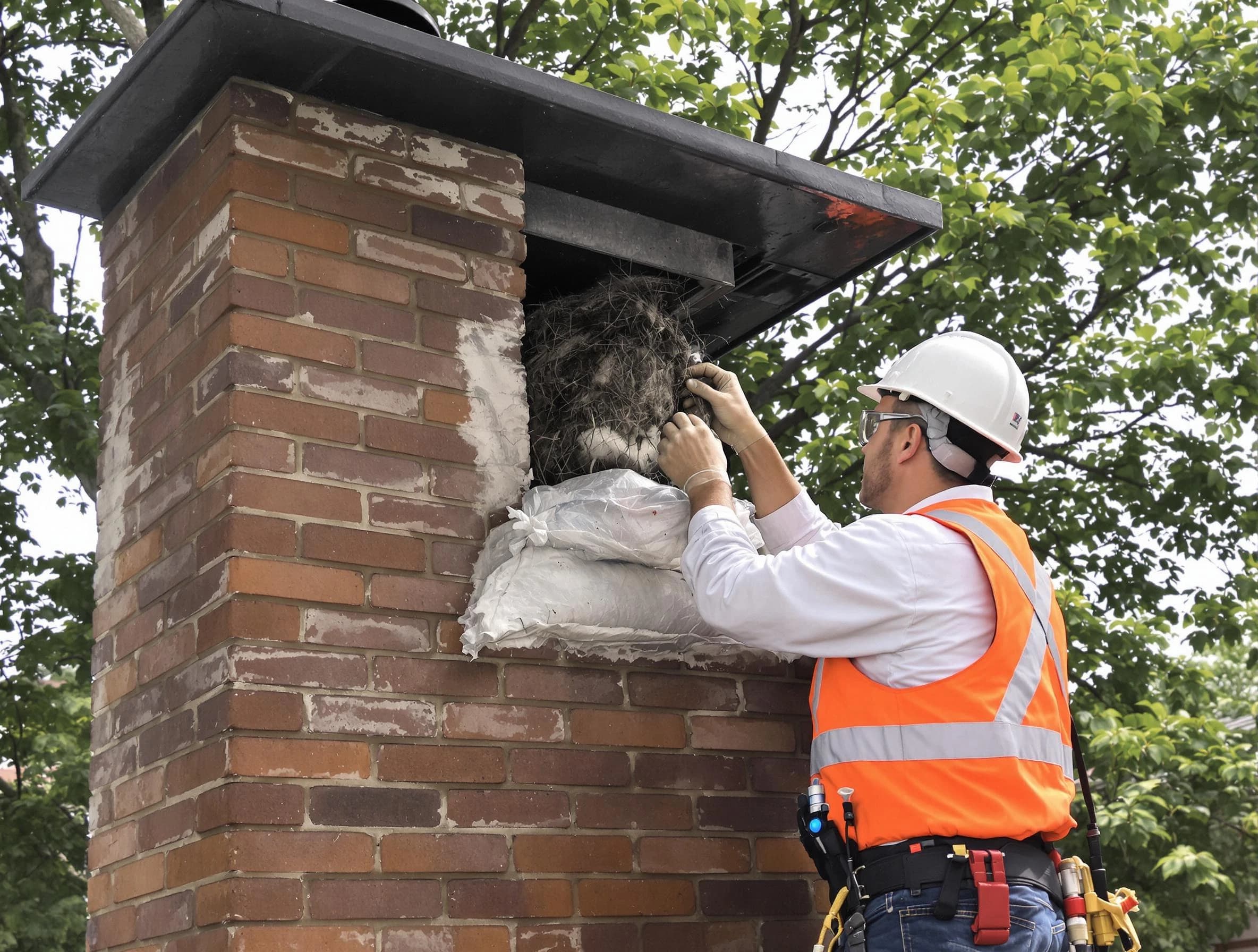 Humane removal of debris and animals by Lewisburg Chimney Sweep in Lewisburg, TN