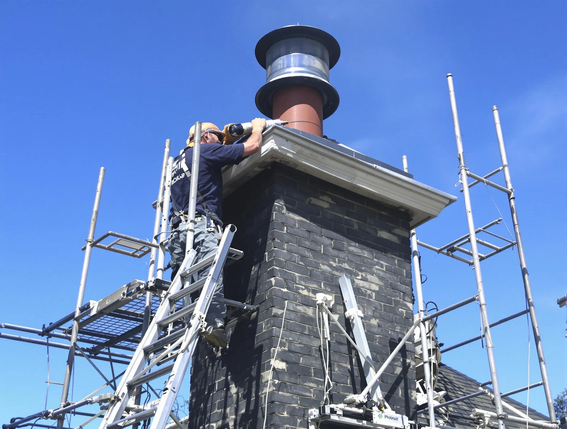 Sturdy chimney crown finished by Lewisburg Chimney Sweep in Lewisburg, TN