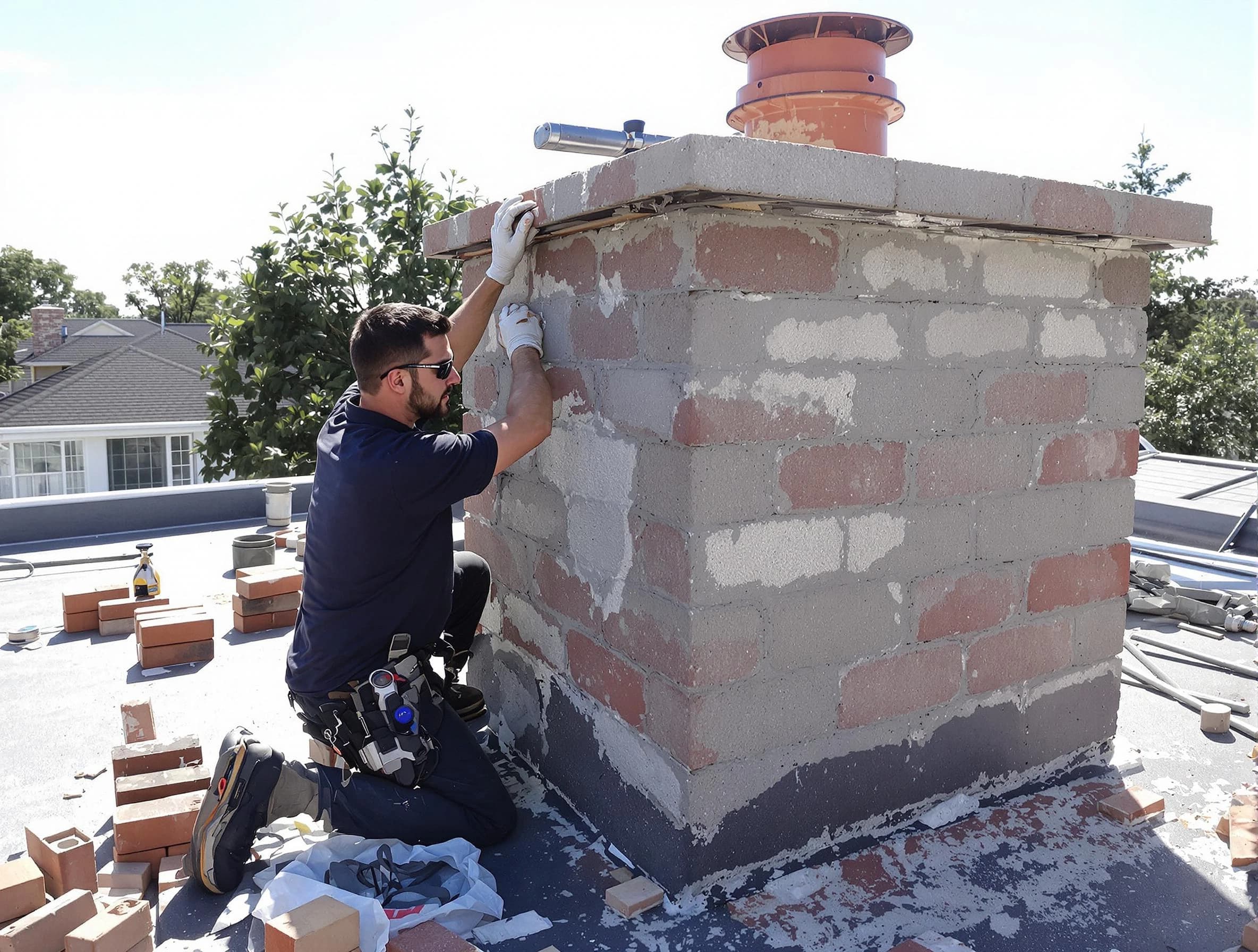 Advanced chimney repair process by Lewisburg Chimney Sweep in Lewisburg, TN