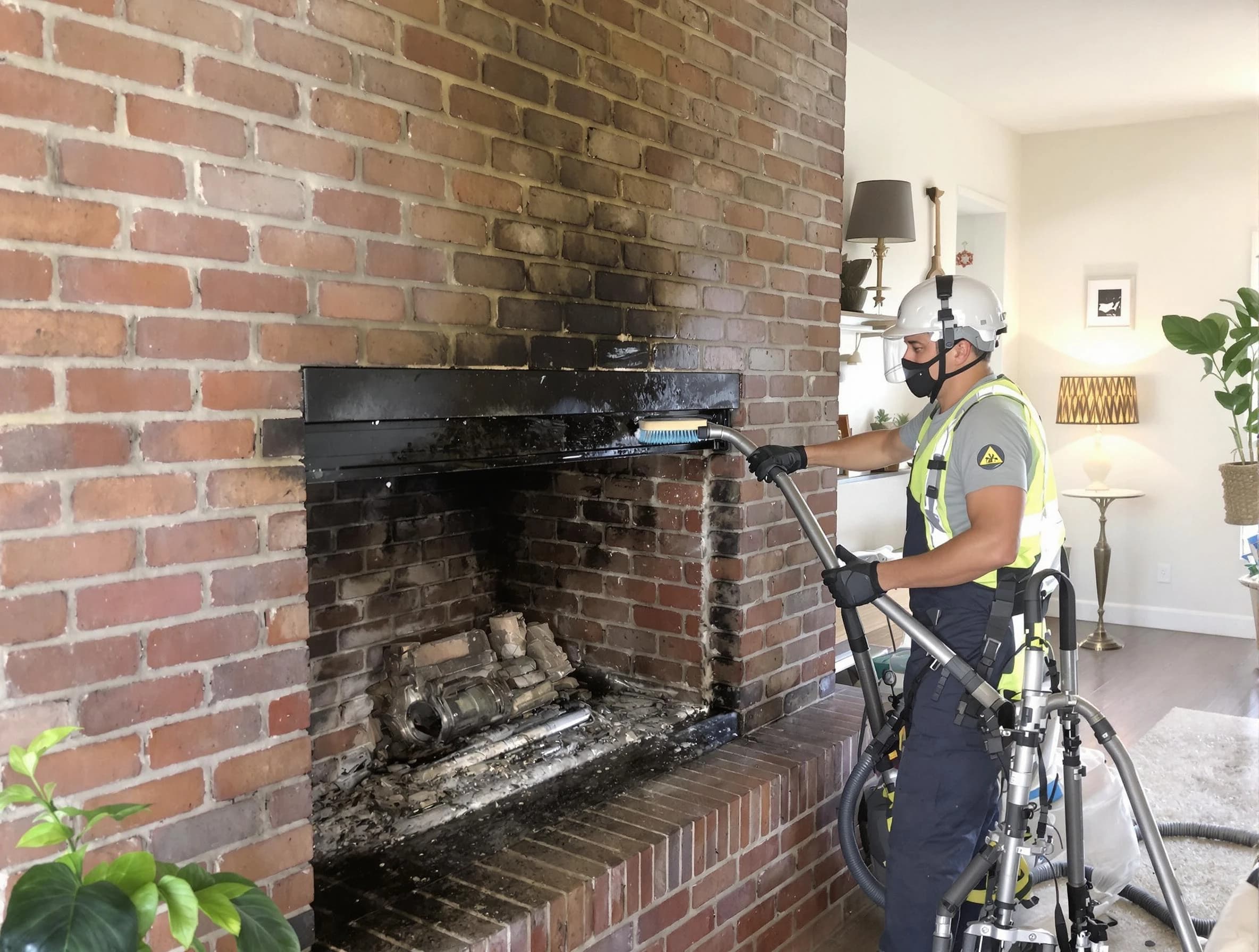 Lewisburg Chimney Sweep providing fireplace cleaning services in Lewisburg, TN