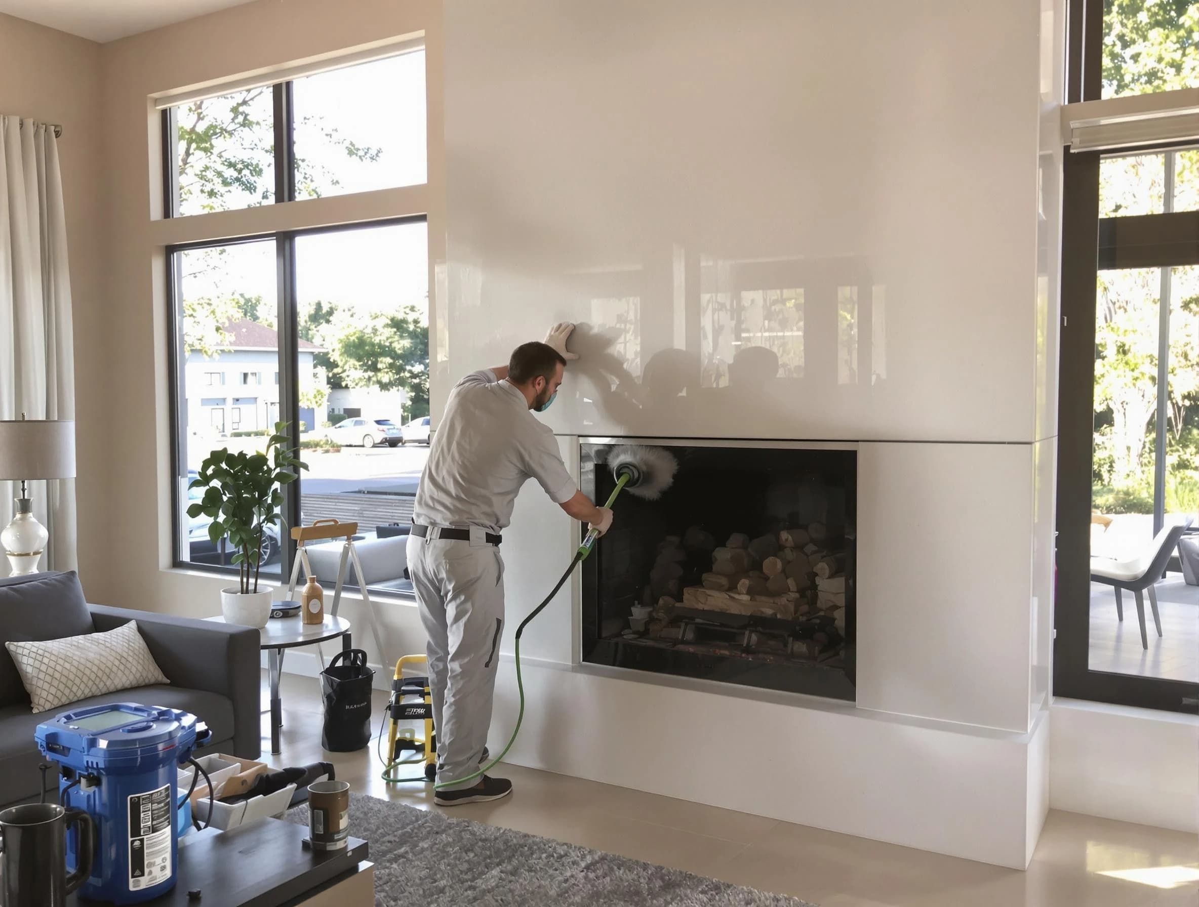 Lewisburg Chimney Sweep performing thorough soot removal in Lewisburg, TN