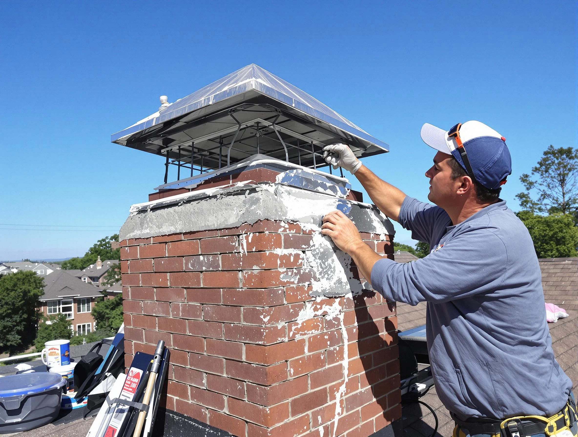 Chimney Crown Services service in Lewisburg, TN