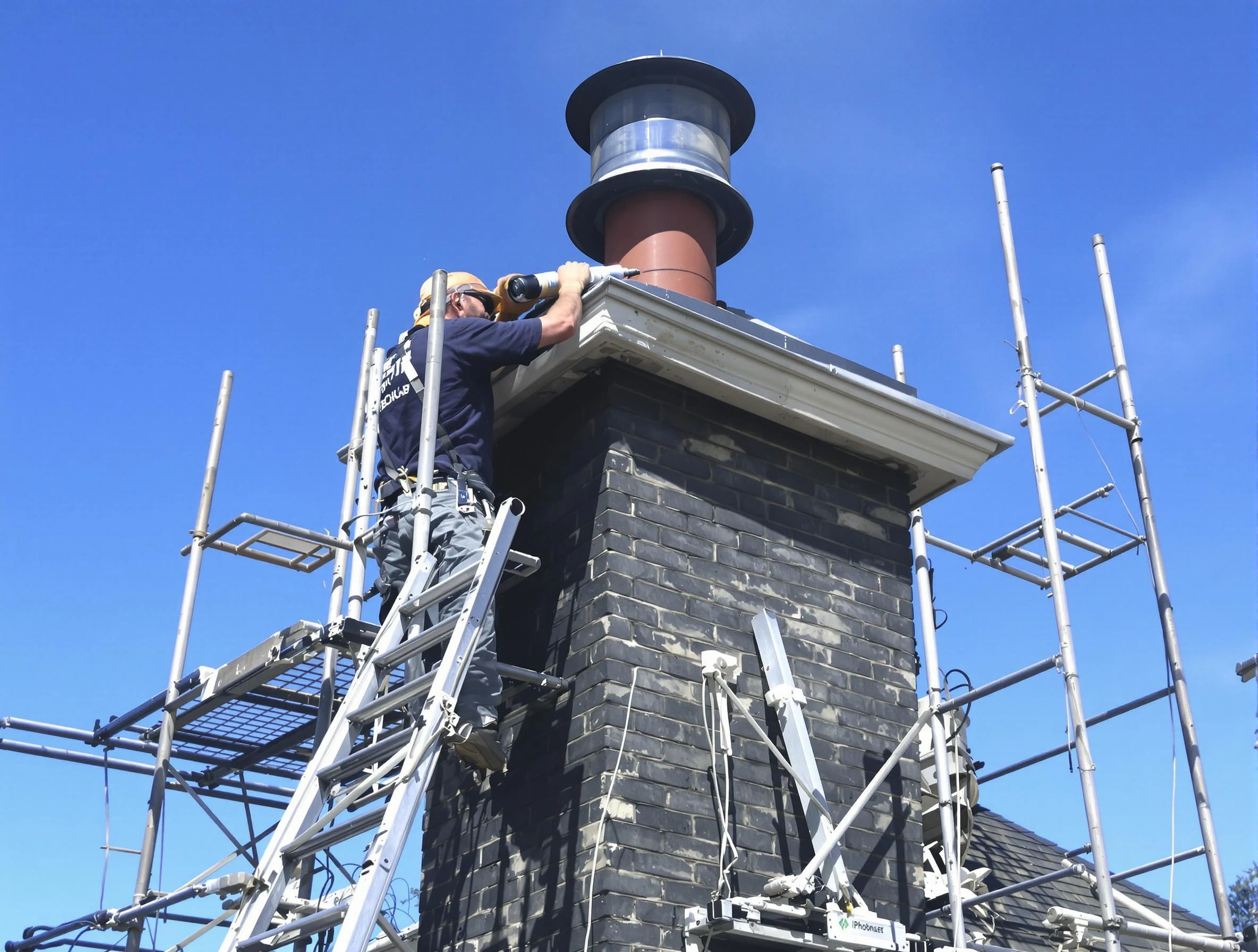 Sturdy chimney crown finished by Lewisburg Chimney Sweep in Lewisburg, TN